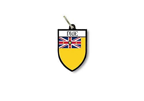 Porte cles clefs cle Drapeau Collection Ville Blason Niue