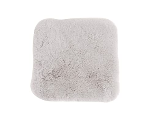 CB Home & Style Kunstfell Dekofell Teppich rosa grau Taupe Creme Sitzkissen...