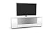 Produktbild lisel-de Maja Möbel Soundboard 7773 in Weißglas inkl. TV-Halterung schwenkbar TV-Board Lowboard 180x140x42cm