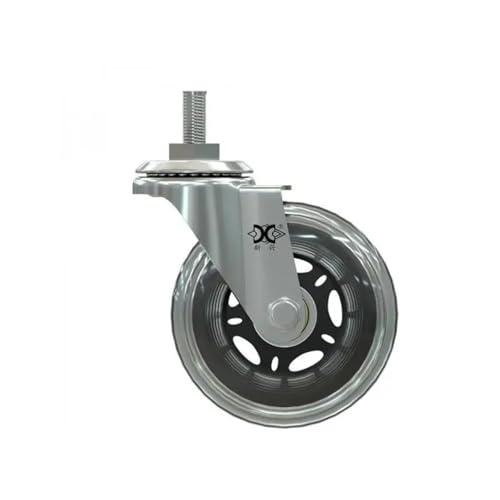 Roulette en PU de 3 pouces M8 pour un déplacement fluide de chaise - 6
