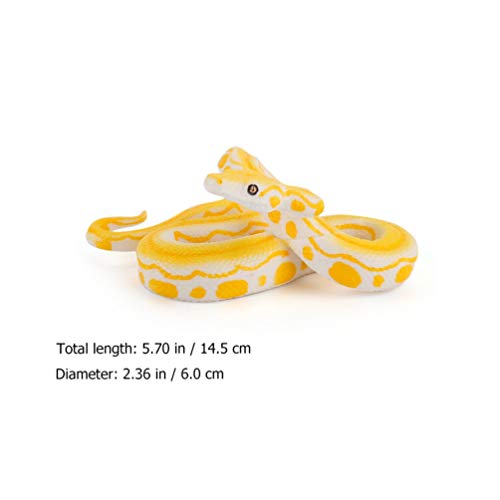 STOBOK 5Pcs Conjunto de Cobra Falsa Conjunto de Brinquedo de Cobra Modelo de Cobra Animal Selvagem S