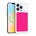 FELONY CASE - Neon Pink MagSafe Wallet, Magnetic Card Holder Designed for iPhone 16, iPhone 15, iPhone 14, iPhone 13, iPhone 12 / Pro, Pro Max, Mini and Plus - Fits 3 Cards