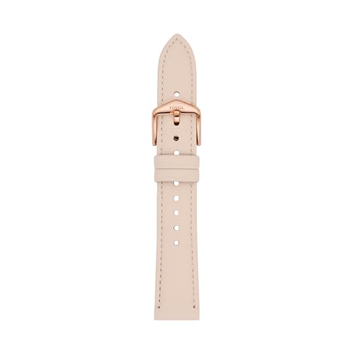 Image of Fossil Men's 22mm Dark Brown LiteHide Leather Watch Band