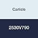 Carlisle 2530V790 Variable Speed Cog-Belt, Rubber, 1.5625" Top Width, 80.1" Length