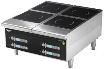 Estufa Vitrocerámica de 4 Puestos 24 Pulgadas Empotrable