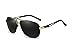 Produktbild AORON Polarisierte Herren Sonnenbrille Polarisierte Outdoor Sportbrille 100% UV400 Schutz Fahren Sonnenbrille (Gold)