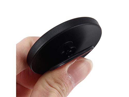 Image of Automaze 2 pieces 3R-062 Cars Rear View Blind Spot Plastic Mirror Adjustable 360 Degree Wide Angle View Paste Type Auxiliary Mirrors Black