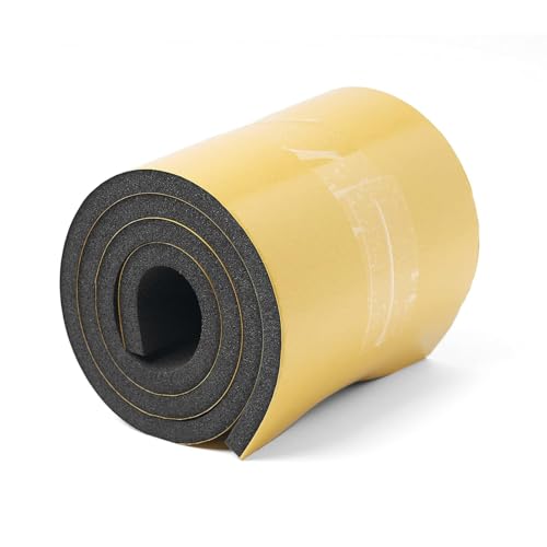 Yapışkanlı Araç Ses Isı Yalıtım İzolasyon Bandı En: Kalınlık: Uzunluk 1 Metre Kauçuk Sünger, 20 cm, 5 mm