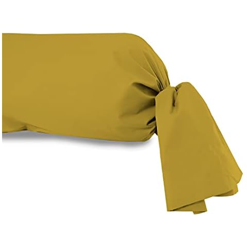 Taie de traversin Soleil d'ocre Jaune Cover