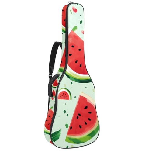 Étui guitare acoustique souple 109 cm imperméable avec poches et sangles