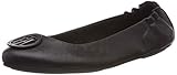  Tommy Hilfiger Damen FLEXIBLE LEATHER BALLERINA Geschlossene Ballerinas, Schwarz (Black 990), 37 EU