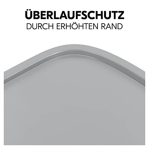hauck Holz Essbrett für Alpha+ & Beta+ Holzhochstuhl Alpha Wooden Tray, für Kinder 6-36 Monaten, Esstisch aus FSC® zertifiziertem Buchenholz mit Erhöhtem Rand (Grey)