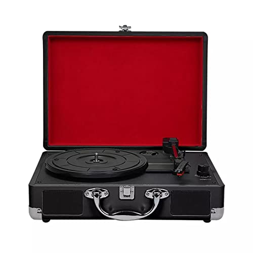 AWSAD Tourne Disque Vinyle Valise Portable en Cuir de Mouton Tourne Disque Vinyle, Platine Vinyle à 3 Vitesses, avec… - Les Beatles, Paul McCartney, John Lennon, RIngo Starr, George Harrison AWSAD Tourne Disque Vinyle Valise Portable en Cuir de Mouton Tourne Disque Vinyle, Platine Vinyle à 3 Vitesses, avec…