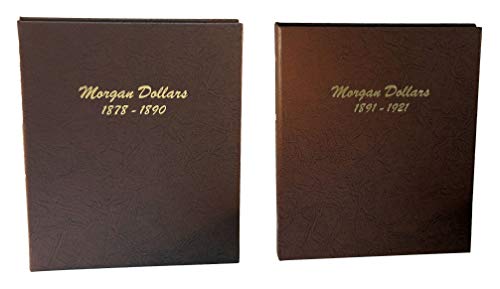 Dansco US Morgan Dollar Coin Album 1878-1921 Two Volume Set #7178,7179