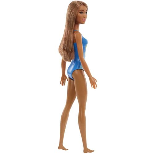 Barbie - Muñeca de Playa - Traje Azul miniatura 3