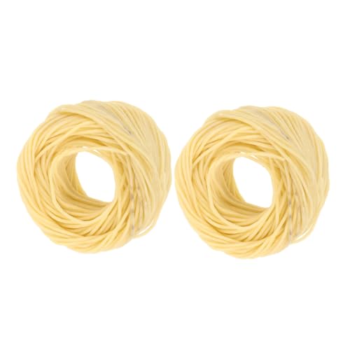 2 piezas mecha de vela encerada de fibra de lino en rollo