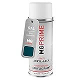 RAL 5020 Bleu océan/Ocean blue Bombe aérosol 400 ml mat satiné séchage rapide