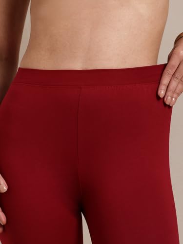 Image of TWIN BIRDS Super Stretchable Cotton Elasthane Fabric Ankle Length Leggings for Women