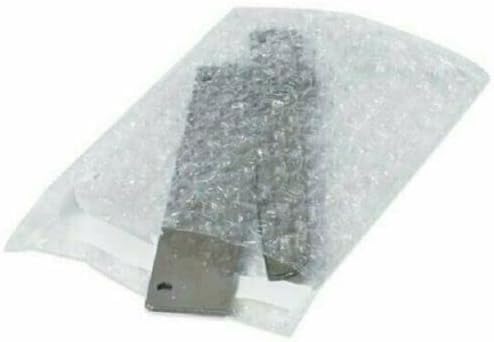 Supply Air 3x5 Inch Clear Bubble Out Pouches Self Seal Polyethylene Film 3/16 Bubble Layer Multiple Pack Sizes