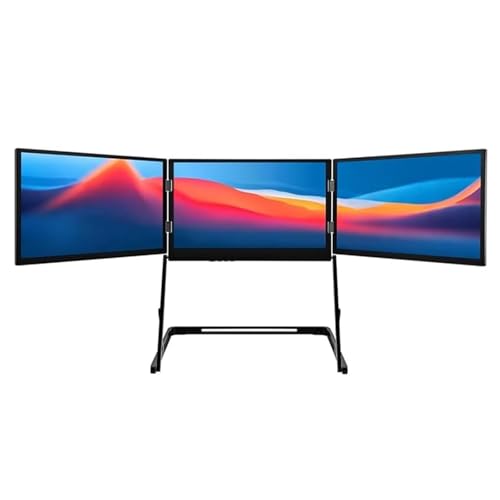 Image of 15.6 inch Triple Laptop Screen Extender, 1080p Fhd Portable Monitor for Laptop USB C HDMI, Monitor Extender for Triple Display, for Mac /Windows, for 13 inch-17.3 inch Laptops