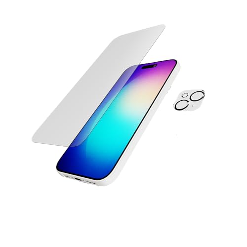 Tech21 Impact Glass – Camera Lens Protector Bundle for iPhone 15