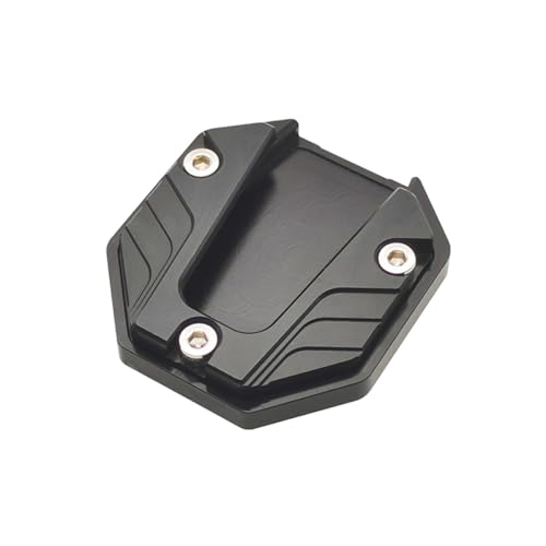 Accessoires de moto : plaque d'extension de béquille latérale en alu de stationnement