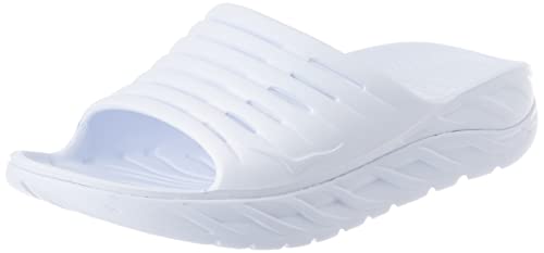 HOKA ONE ONE Unisex ORA Recovery Slide Running Shoes, White/White, 41 1/3 EU Cover