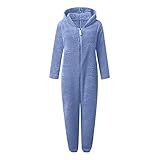 Photo Gallery gmqwrk pigiama intero da donna in pile con cerniera, con cappuccio e tasche per l autunno e l inverno, caldo, per la casa, per il salotto, taglie forti, morbido, confortevole, a maniche lunghe, tuta Photo Gallery gmqwrk pigiama intero da donna in pile con cerniera, con cappuccio e tasche per l autunno e l inverno, caldo, per la casa, per il salotto, taglie forti, morbido, confortevole, a maniche lunghe, tuta