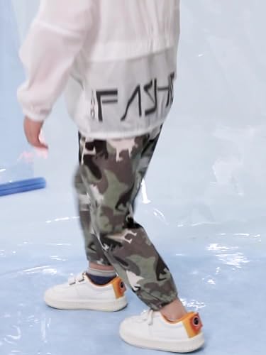 Irsutey Toddler Boys Cotton Pull-On Sweatpants Dino Camouflage Cartoon Print Jog Sweatpants Casual Sport Summer Pants3