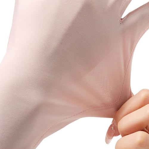 Guantes de ciclismo sin dedos con protección UV | Cubierta de agarre transpirable de medio dedo, capa de protección solar sensorial contra el hielo, para ciclismo, conducción, montañismo, comodidad