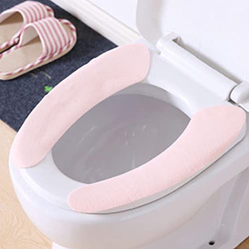 WC-Sitzwärmer-Abdeckung, wiederverwendbar, geschlossene Hockermatte, universelle Toilettensitzmatte, weiche Toilettensitzkissen, Badezimmer-Toilettenwärmer-Pads, warme Toilettensitz-Abdeckung – Bild 3