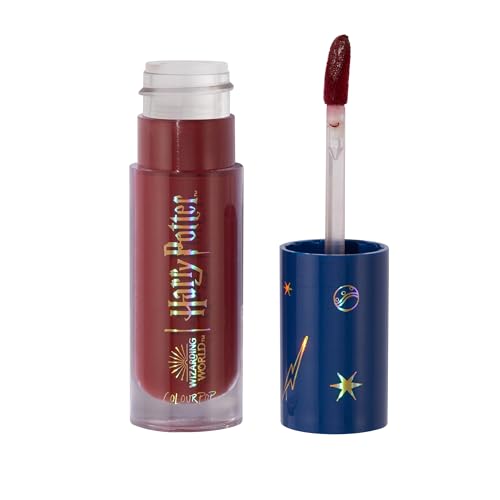 ColourPop x Harry Potter Velvet Liquid Lipstick - Blurring & Long Lasting Lipstick with a Soft-Matte Finish - Medium-Buildable Coverage for a Soft, Diffused Look - H. Potter (0.17 oz)
