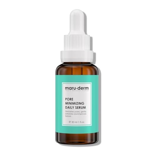 Maruderm Sérum Reductor de Poros con Ácido Salicílico y Niacinamida - Tratamiento Facial Refinador, Matificante y Alisador para una Piel Equilibrada - 30 ML