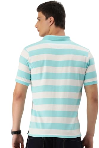 Image of Peter England Men's Cotton Regular Fit Polo T-Shirt