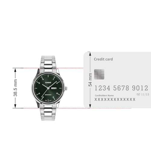 Image of Casio Enticer Ladies LTP-SN8YD-3B Analog Green Dial Watch (A2504)