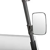 Club Car Genuine Brand No-Drill Side Mirrors - Includes Set of 2 for Driver and Passenger Side.