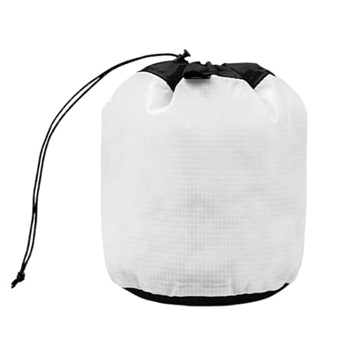 Bolsa con cordón impermeable - Bolsa de nailon ligera, almacenamiento reutilizable portátil | Organizador de zapatos para bolsa de viaje, gimnasio, residencia, playa, camping, viaje de negocios, Negro