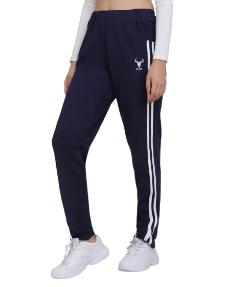 btmz Women's Athletic Running Trackpants with Side Pockets | Stretchable Cotton Blend | Comfortable Lower Gym Wear for Ladies | Regular Fit Joggers | Trouser | Mesh Legging Workout Pants-picture-16