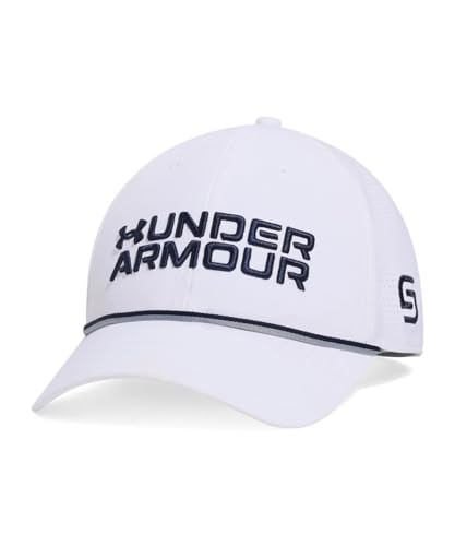 [A_[A[}[] UA M JS Drive Rope Snapback White Midnight Navy ONESIZE