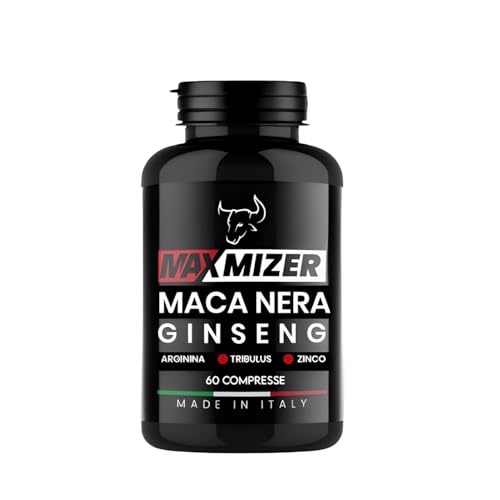 MAXMIZER Peruvian Black Maca with Ginseng, Arginine, Tribulus, Zinc and