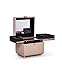 Caboodles Life & Style Small Train Case, Makeup Cosmetic Case Organizer Small Train Case,Cream White