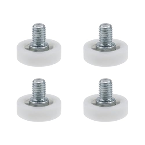 BE-TOOL 4PCS 21mm*M7 Drawer Rollers Plastic Drawer Pulley Replacement Wheels Bearing,Cabinet Drawer Positioning Sliding Guide Pulley Positioning Roller File Cabinet Pulley