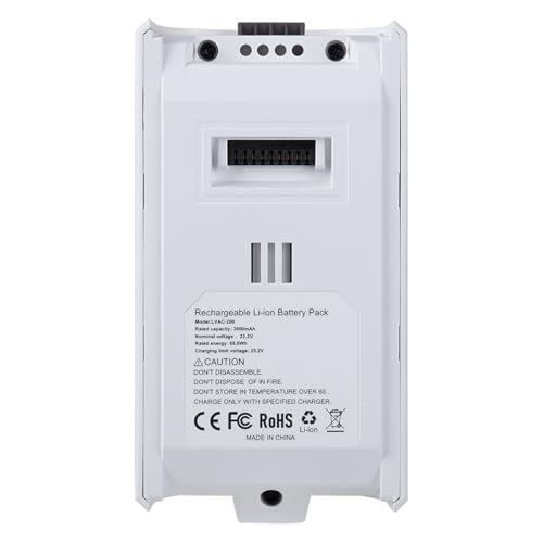 Batería de repuesto de 3000 mAh con alta capacidad y succión estable de 22.2 V