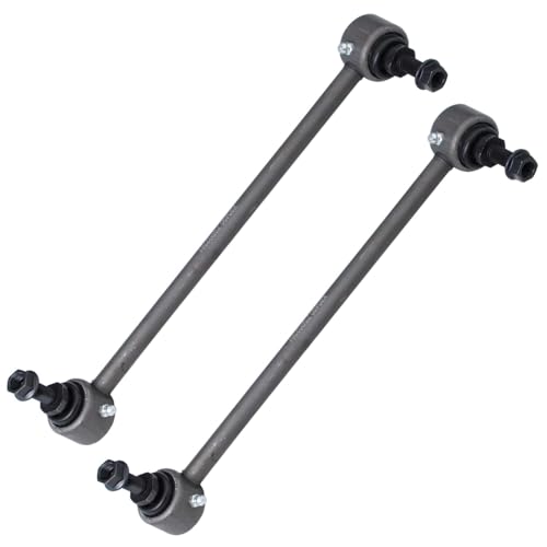 Image of Detroit Axle - 8pc Front End Kit for Mercedes-Benz C230 C240 C280 C320 C350 CLK320 CLK350, C32 CLK55 AMG, 2 Lower Forward Control Arms with Ball Joint 2 Sway Bars 4 Outer Inner Tie Rods Replacement