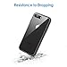 JETech Case for iPhone 8 Plus and iPhone 7 Plus 5.5-Inch, Non-Yellowing Shockproof Phone Bumper Cover, Anti-Scratch Clear Back (Black)