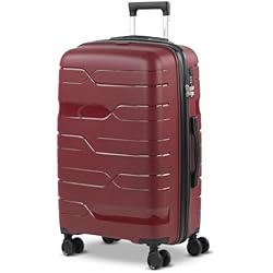 Maletas Itaca Mediana ITACA - Maletas Medianas - Maleta Mediana 4 Ruedas, Maleta Viaje Mediana, Maletas De Viaje, Maleta Mediana. Maletas de Viaje Grandes 23 Kilos. Candado con combinacion 760360, Granate