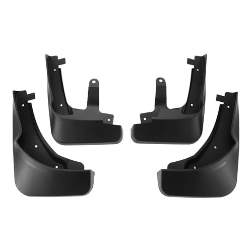 Image of X AUTOHAUX 1set Front and Rear Mud Flaps Splash Guards Mud Guards for Audi Q5L Sport 2018-2020 W /Mount Accessories