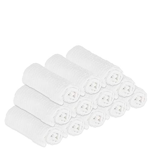 DecorRack 100% Cotton Bar Mop, 12 x 12 inch, Cleaning Towels for Kitchen