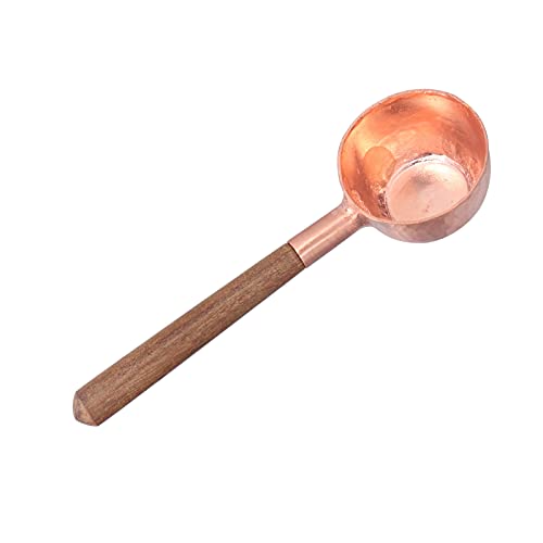 Cuchara de café de cobre que dosifica té y especias con mango cómodo 5
