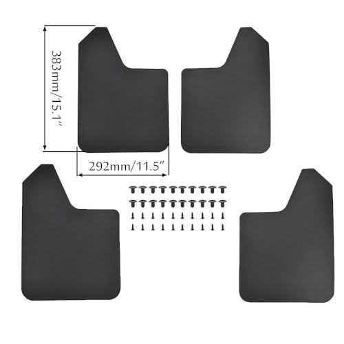 Bavettes pour auto universelles : garde-boue flexibles anti-projections - 2